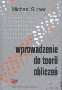 Okładka książki Wprowadzenie do teorii obliczeń