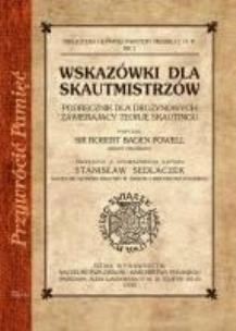 Okładka książki Wskazówki dla skautmistrzów