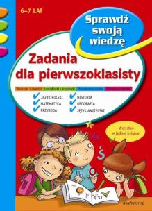Okładka książki Zadania dla pierwszoklasisty