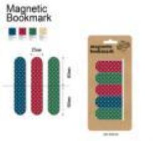 Zdjęcie produktu Zakładki magnetyczne mini kropki 5szt.
