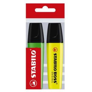 Opakowanie Zakreślacz Boss 2 kolory bls STABILO