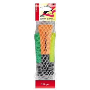 Opakowanie Zakreślacz Neon 3 kol. żół/zie/pom bls STABILO
