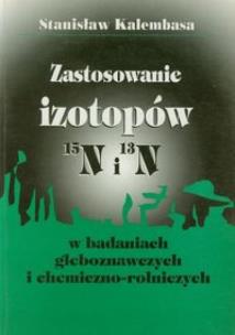 Okładka książki Zastosowanie izotopów