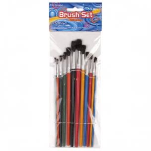 Opakowanie Zestaw 12 pędzli szkolnych