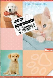 Opakowanie Zeszyt A5/32K/BR kratka 10 szt. kolor