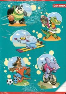 Opakowanie Zeszyt A5/32K/BR linia 10 szt. kolor