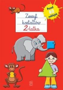 Okładka książki Zeszyt kształtów 2-latka