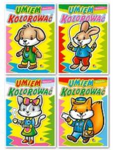 Okładka książki (035) Umiem kolorować MIX