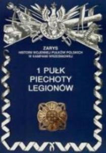 Okładka książki 1 pułk piechoty legionów