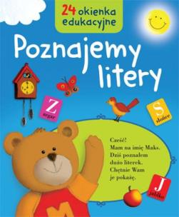 Okładka książki 24 okienka - Poznajemy litery