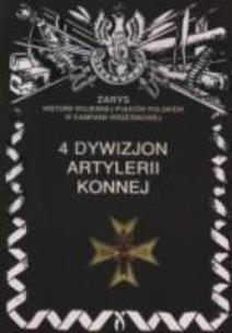 Okładka książki 4 Dywizjon Artylerii Konnej