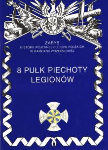 Okładka książki 8 pułk piechoty legionów