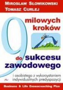 Okładka książki 9 milowych kroków do sukcesu zawodowego