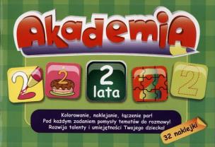 Okładka książki Akademia - 2 lata + 32 naklejki Greg