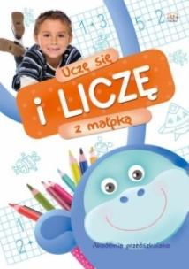 Okładka książki Akademia przedszkolaka. Uczę się liczyć z małpką
