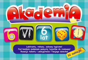Okładka książki Akademia - 6 lat +32 naklejki Greg