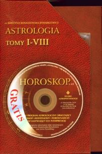 Okładka książki Astrologia Tomy I-VIII + Cd Gratis Tw