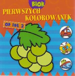 Okładka książki Blok pierwszych kolorowanek - Winogrono