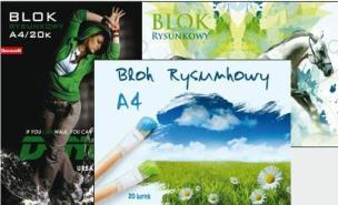 Opakowanie Blok rysunkowy A4/20K 10 szt.