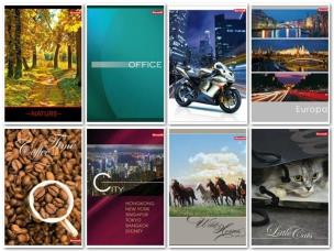 Opakowanie Brulion A4/96K/TW kratka 5 szt. mix