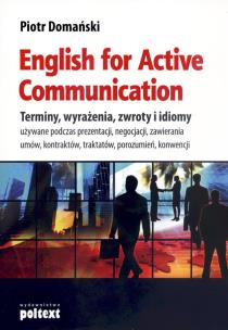 Okładka książki English for Active Communication. Terminy...