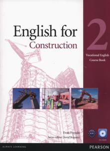 Okładka książki English for Construction 2 SB +CD LONGMAN