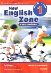 Okładka książki English Zone New 1 PK with Exam Support SB PL