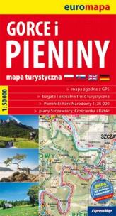 Okładka książki Euromapa Gorce i Pieniny 1:50 000