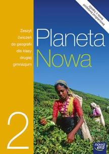 Okładka książki Geografia  GIM 2 Planeta Nowa ćw  NE