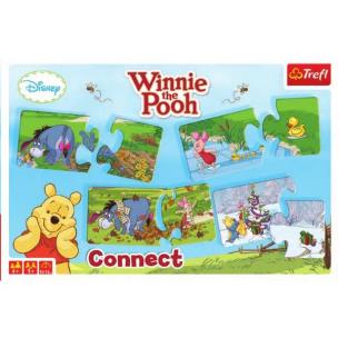 Okładka książki Gra - Connect Kubuś Puchatek TREFL