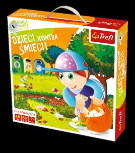 Okładka książki Gra - Dzieci kontra śmieci TREFL