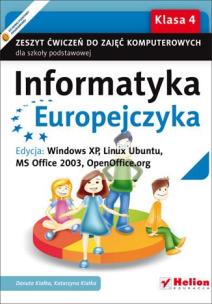 Okładka książki Informatyka Europejczyka SP 4 ćw Win XP NPP w.2012