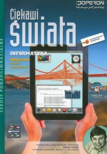 Okładka książki Informatyka LO Ciekawi świata ZP w.2012 OPERON