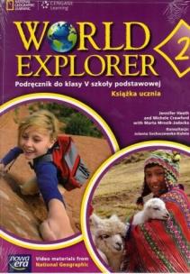 Okładka książki J. Angielski SP 5 WORLD EXPLORER SB wyd.2014 NE