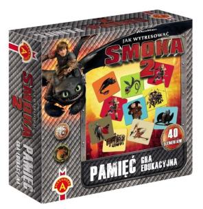 Okładka książki Jak wytresować smoka 2 Pamięć Gra edukacyjna ALEX