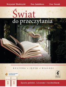 Okładka książki J.Polski LO Świat do przeczytania 1/1 w.2012 NPP