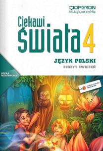 Okładka książki J.polski SP 4 Ciekawi świata ćw w.2012 OPERON