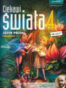 Okładka książki J.polski SP 4/1 Ciekawi świata podr w.2012 OPERON