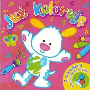 Okładka książki Już koloruję czerwona