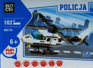 Opakowanie Klocki Blocki Policja 102 elementy