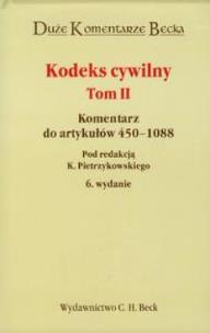 Okładka książki Kodeks cywilny. Komentarz. T2 wyd.VI