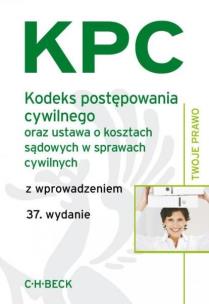 Opakowanie Kodeks postępowania cywilnego wyd.37 Twoje Prawo