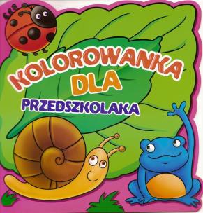 Okładka książki Kolorowanka dla przedszkolaka - Ślimak