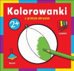 Okładka książki Kolorowanki z grubym obrysem - Zabawki