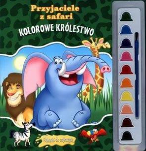 Okładka książki Kolorowe król. Przyjaciele z safari. Plakaciki