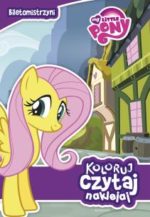 Okładka książki Koloruj, czytaj, naklejaj. Biletomistrzyni