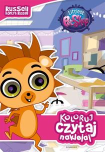 Okładka książki Koloruj, czytaj, naklejaj. Russell kontra Russell