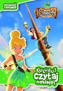 Okładka książki Koloruj, czytaj,naklejaj. Dzwoneczek i tajemnica..