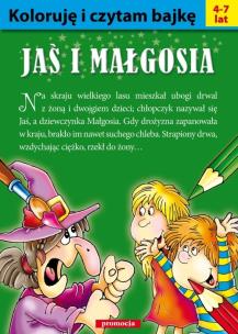 Okładka książki Koloruję i czytam bajkę - Jaś I Małgosia