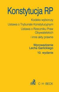 Okładka książki Konstytucja RP wyd. 10. Teksty Ustaw